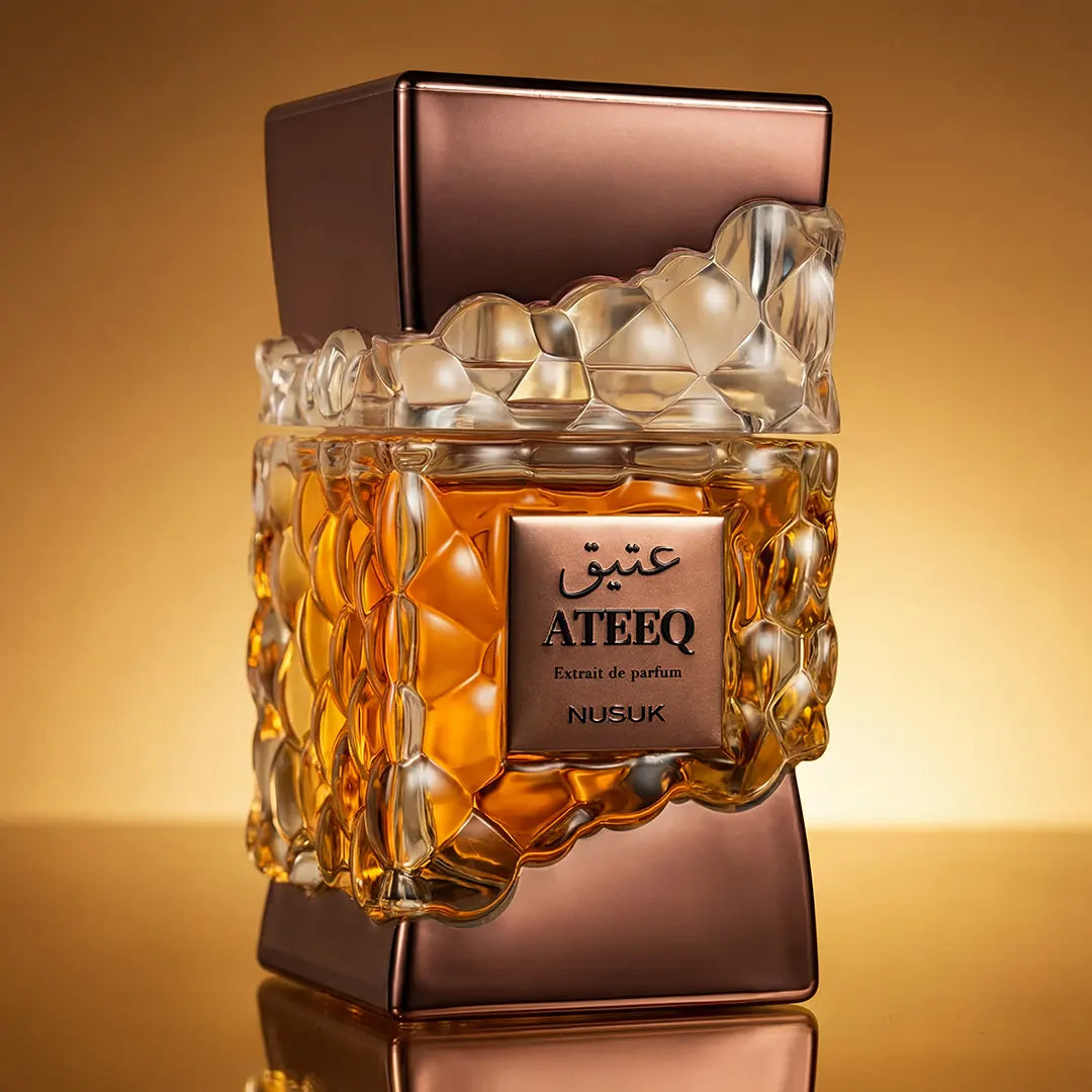 Flacon de parfum Ateeq Nusuk Extrait de Parfum 100 ml pour homme original
