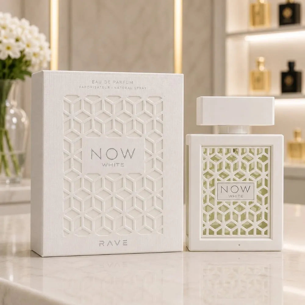Rave Now White de Lattafa | Eau de Parfum 100ml - ELYSEA PERFUMES Maroc
