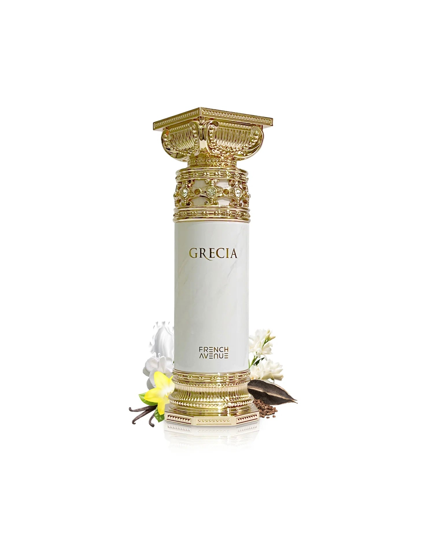 Flacon de parfum Grecia French Avenue Fragrance World Eau de Parfum unisexe original