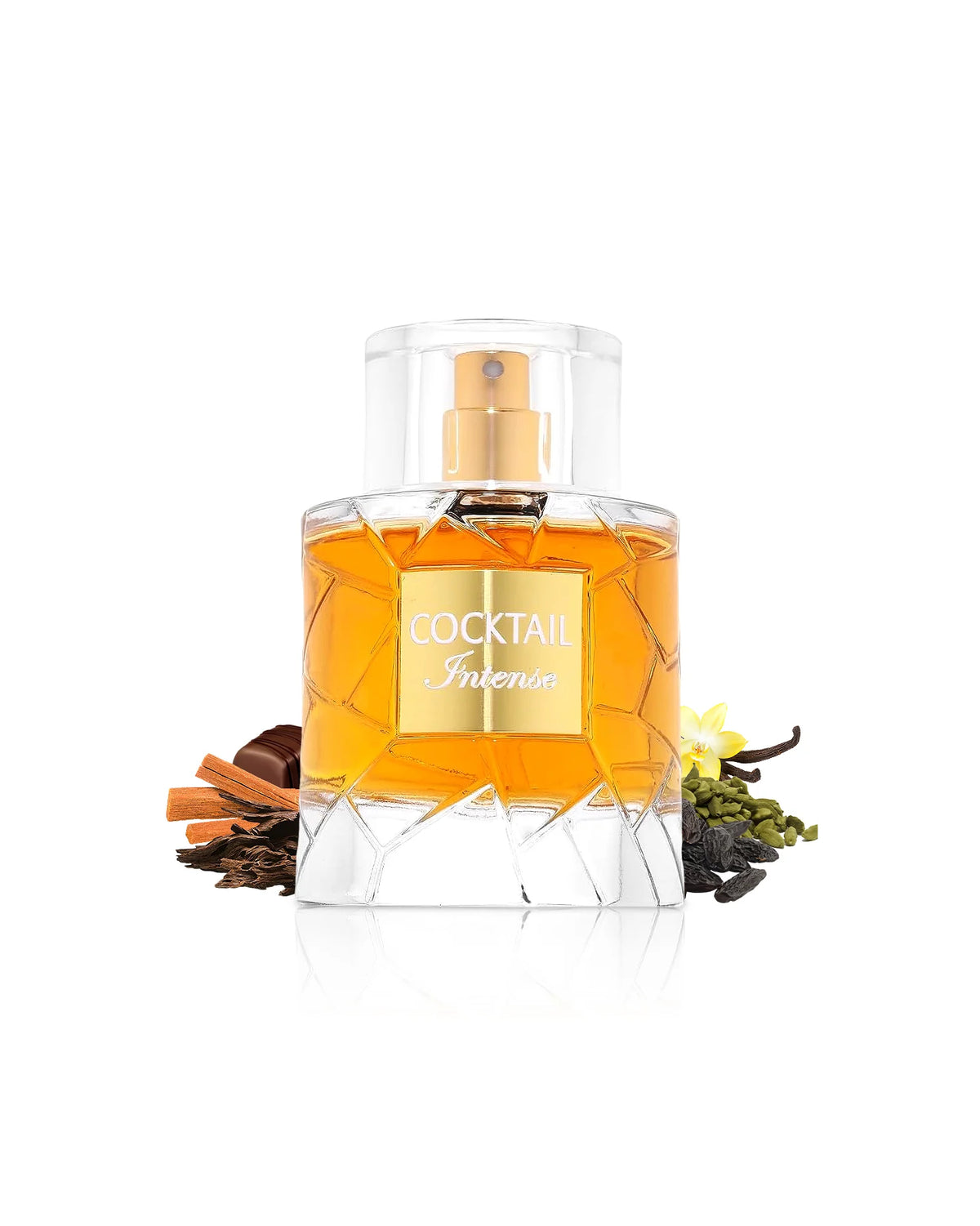 Flacon de parfum Cocktail Intense Fragrance World Eau de Parfum 100 ml unisexe original
