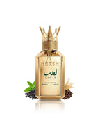 Flacon Hersh Lahab Alezz Oud Eau de Parfum 100 ml unisexe original, parfum aromatique boisé et épicé pour homme et femme au Maroc.