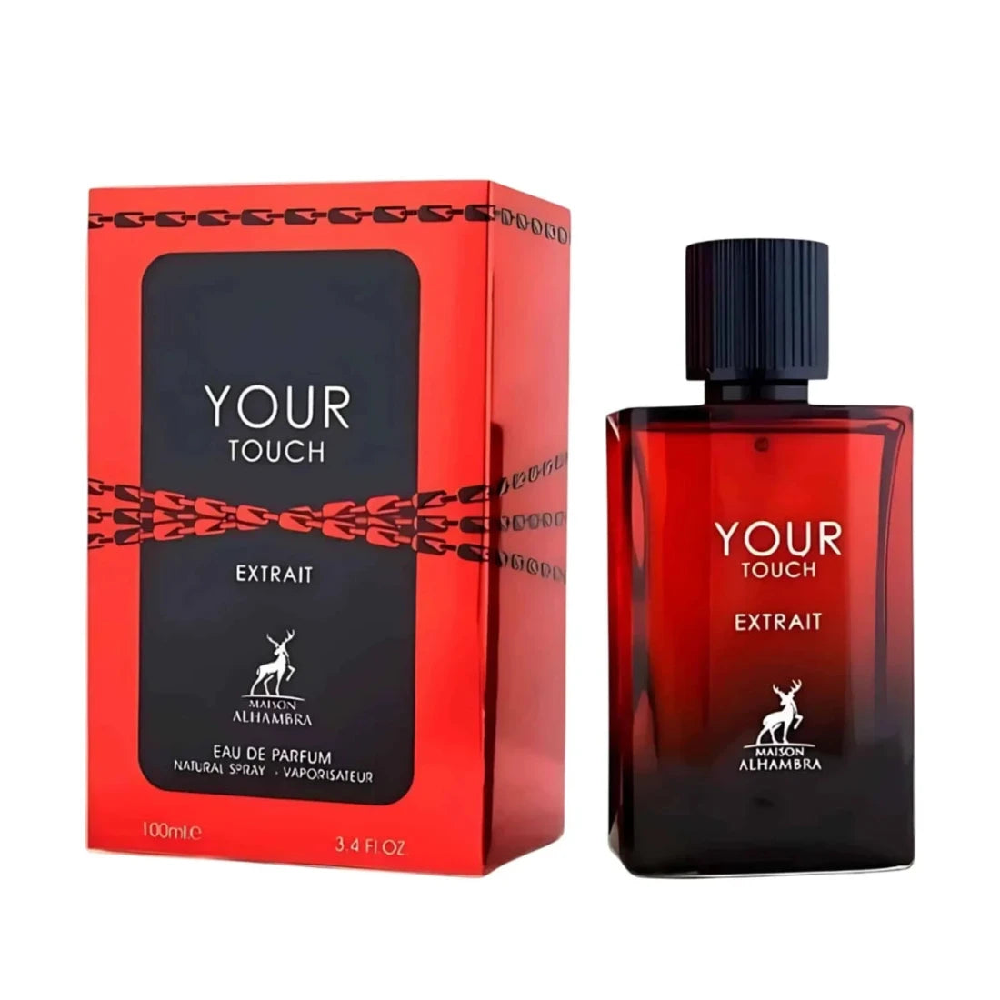 Flacon de parfum Your Touch Extrait Maison Alhambra Eau de Parfum 100 ml pour homme original