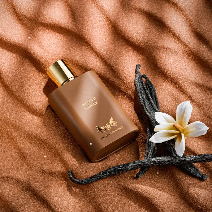 Flacon L'Absolu Vanille Geparlys Atelier des Rêves Eau de Parfum 90 ml original, parfum mixte vanillé ambré et boisé au Maroc.