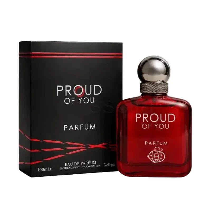Flacon de parfum Proud Of You Parfum Fragrance World Eau de Parfum 100 ml pour homme original
