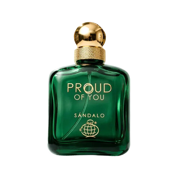 Flacon de parfum Proud of You Sandalo Fragrance World Eau de Parfum 100 ml pour homme original
